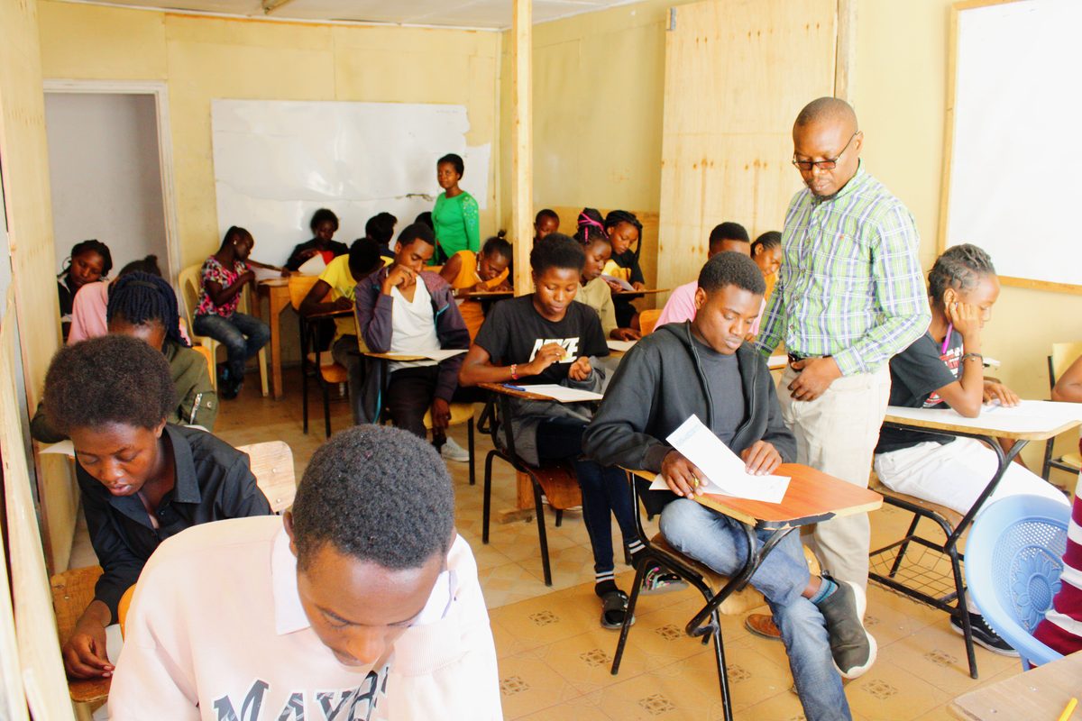 Trainees in a practical classroom session at Germaine Training Institute