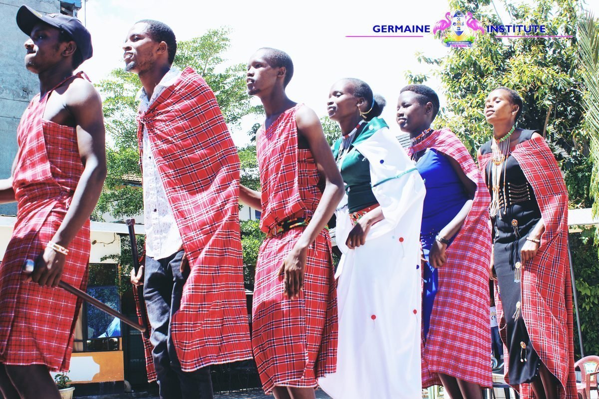 Cultural performance at a Germaine campus event