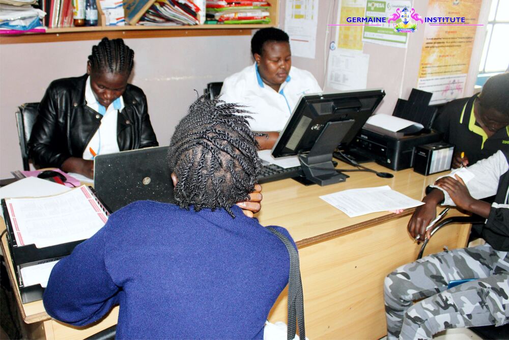 Front office trainees at Germaine Training Institute